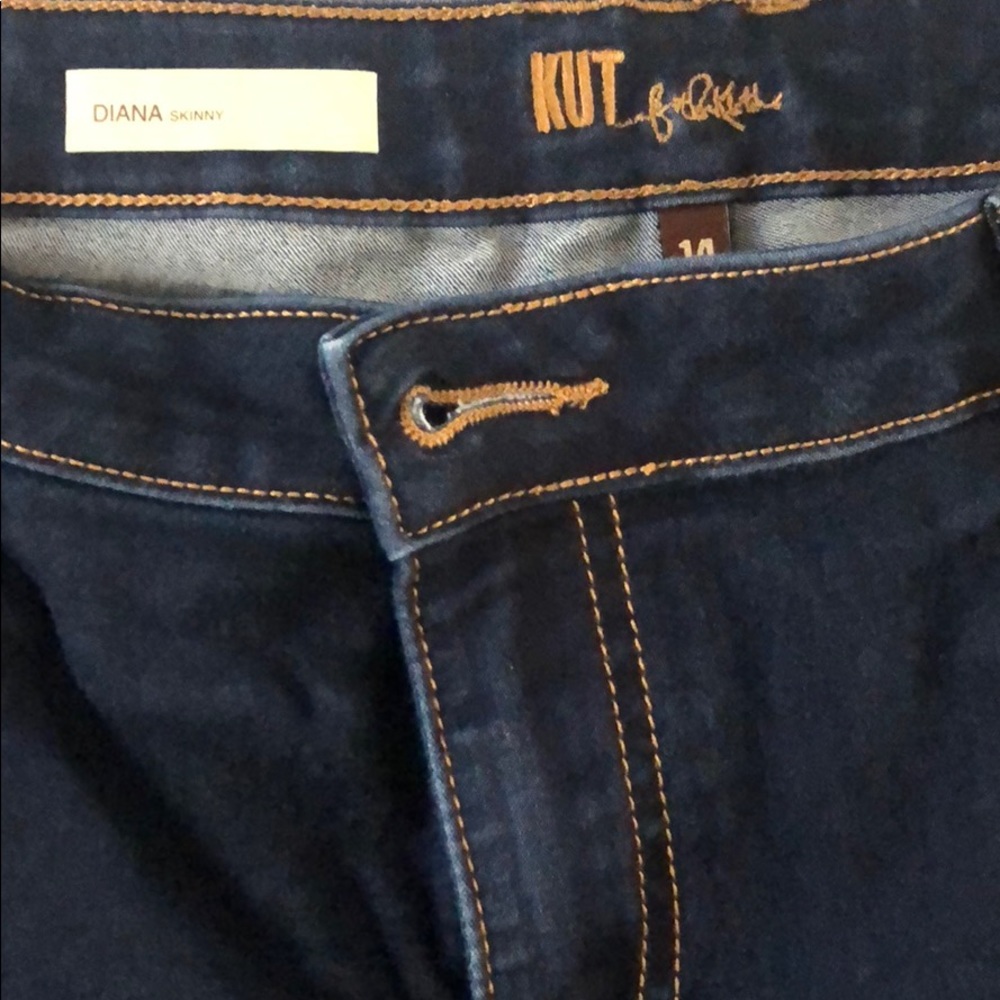 Kut from the Kloth Diana Skinny Jeans size 14